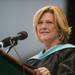 Pioneer's Principal Cyntia Leaman addresses the graduates during Pioneer's class of 2013 graduation ceremony at EMU's Convocation Center, Thursday, June 6.
Courtney Sacco I AnnArbor.com